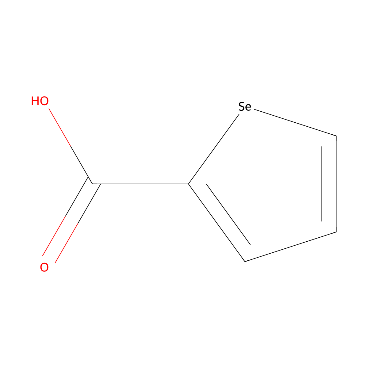 2-Selenophenecarboxylic acid molecular structure, CAS 22968-45-2