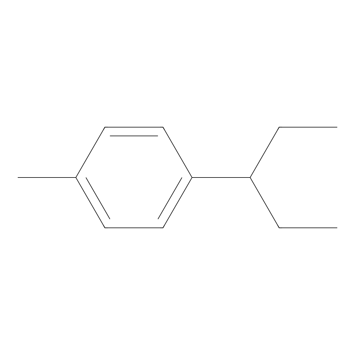 Benzene, 1-(1-ethylpropyl)-4-methyl- molecular structure, CAS 22975-58-2