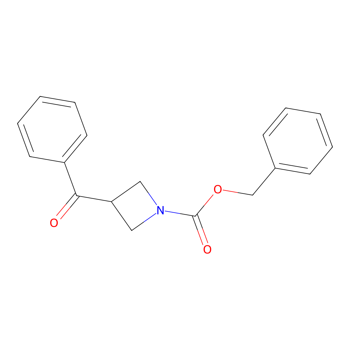Benzyl 3-benzoylazetidine-1-carboxylate molecular structure, CAS 2297627-01-9