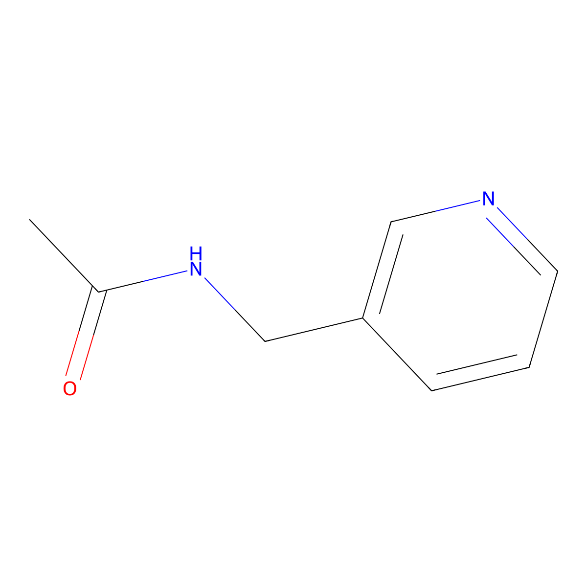 3-(Acetamidomethyl)pyridine molecular structure, CAS 22977-34-0