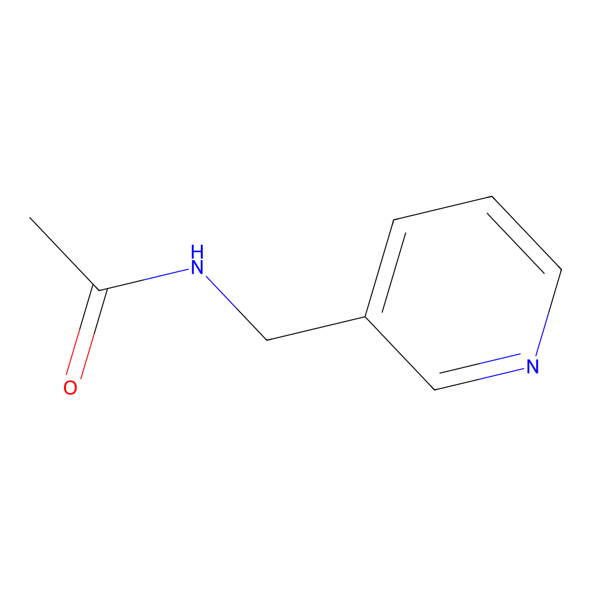 3-(Acetamidomethyl)pyridine molecular structure, CAS 22977-34-0