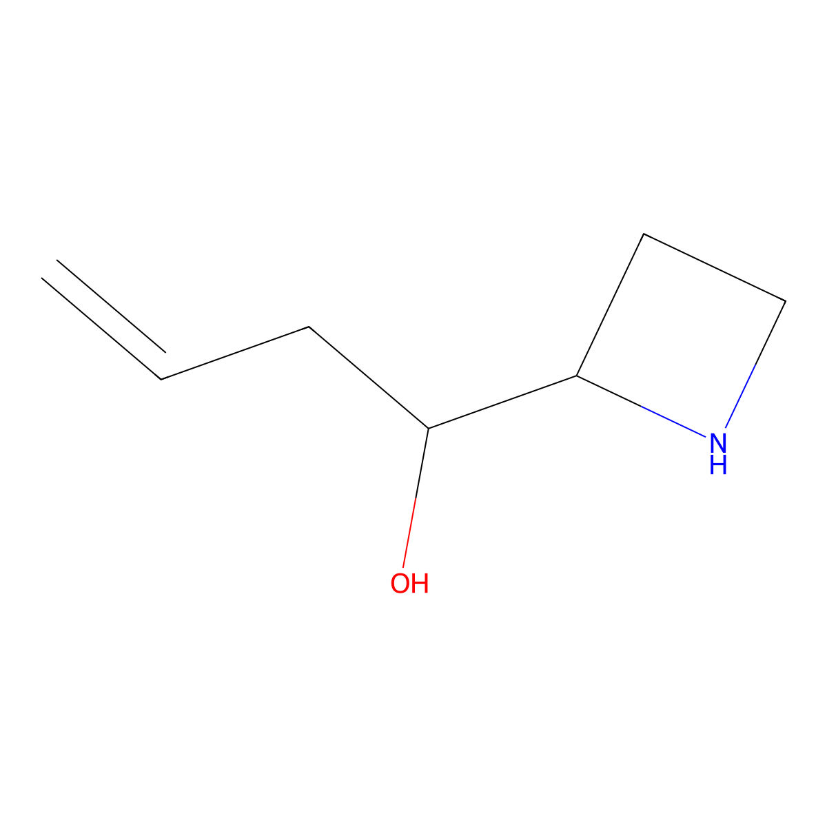 1-(Azetidin-2-yl)but-3-en-1-ol molecular structure, CAS 2297803-96-2