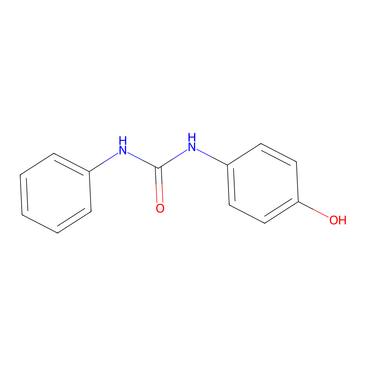 4-(N'-phenylureido)phenol molecular structure, CAS 2298-29-5