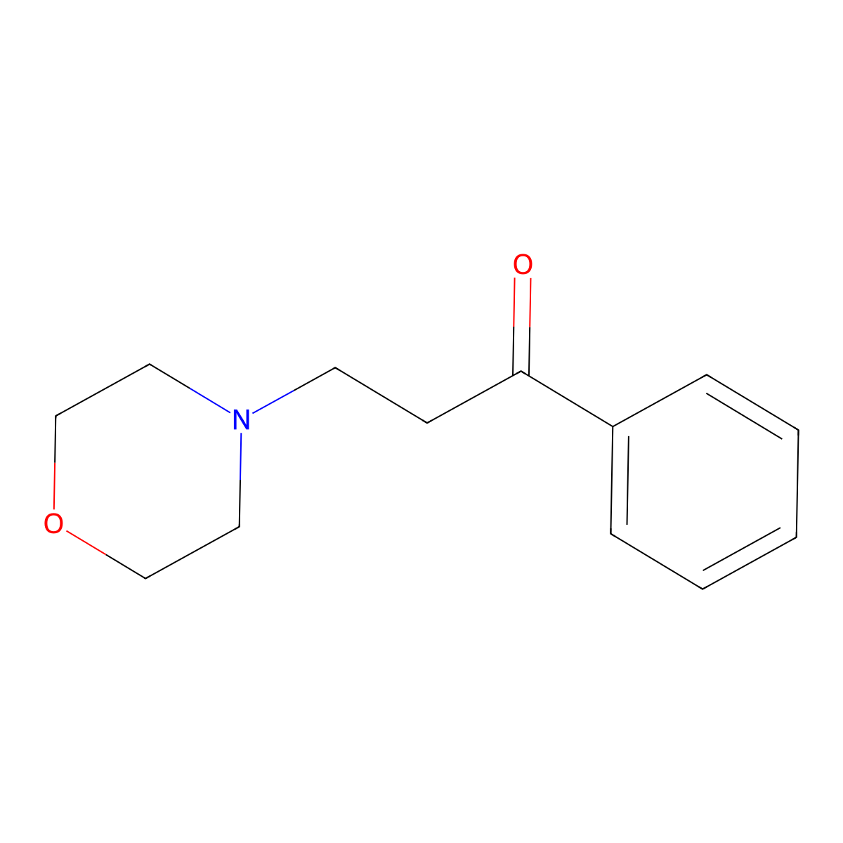 3-Morpholino-1-phenylpropan-1-one molecular structure, CAS 2298-48-8