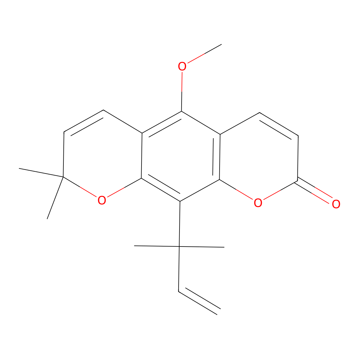 Dentatin molecular structure, CAS 22980-57-0