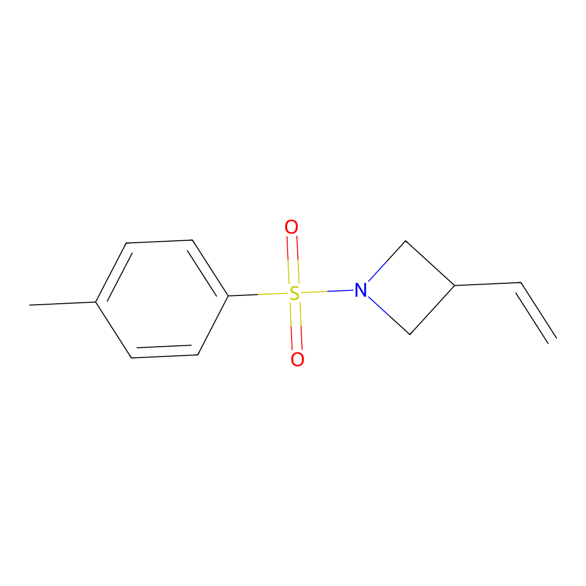 1-(p-Tolylsulfonyl)-3-vinyl-azetidine molecular structure, CAS 2298317-19-6