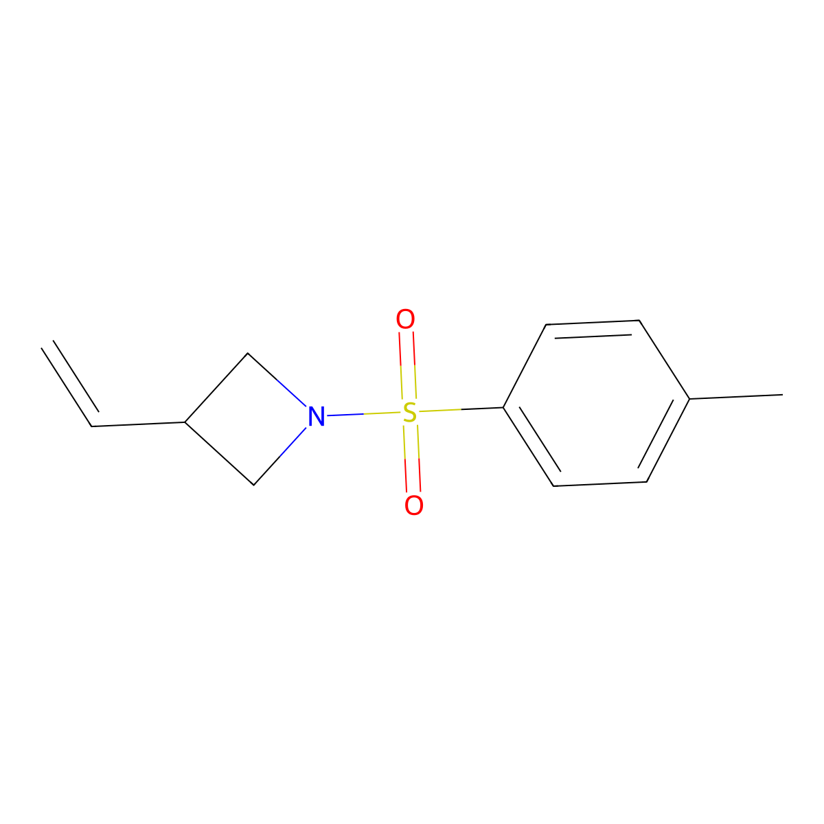 1-(p-Tolylsulfonyl)-3-vinyl-azetidine molecular structure, CAS 2298317-19-6