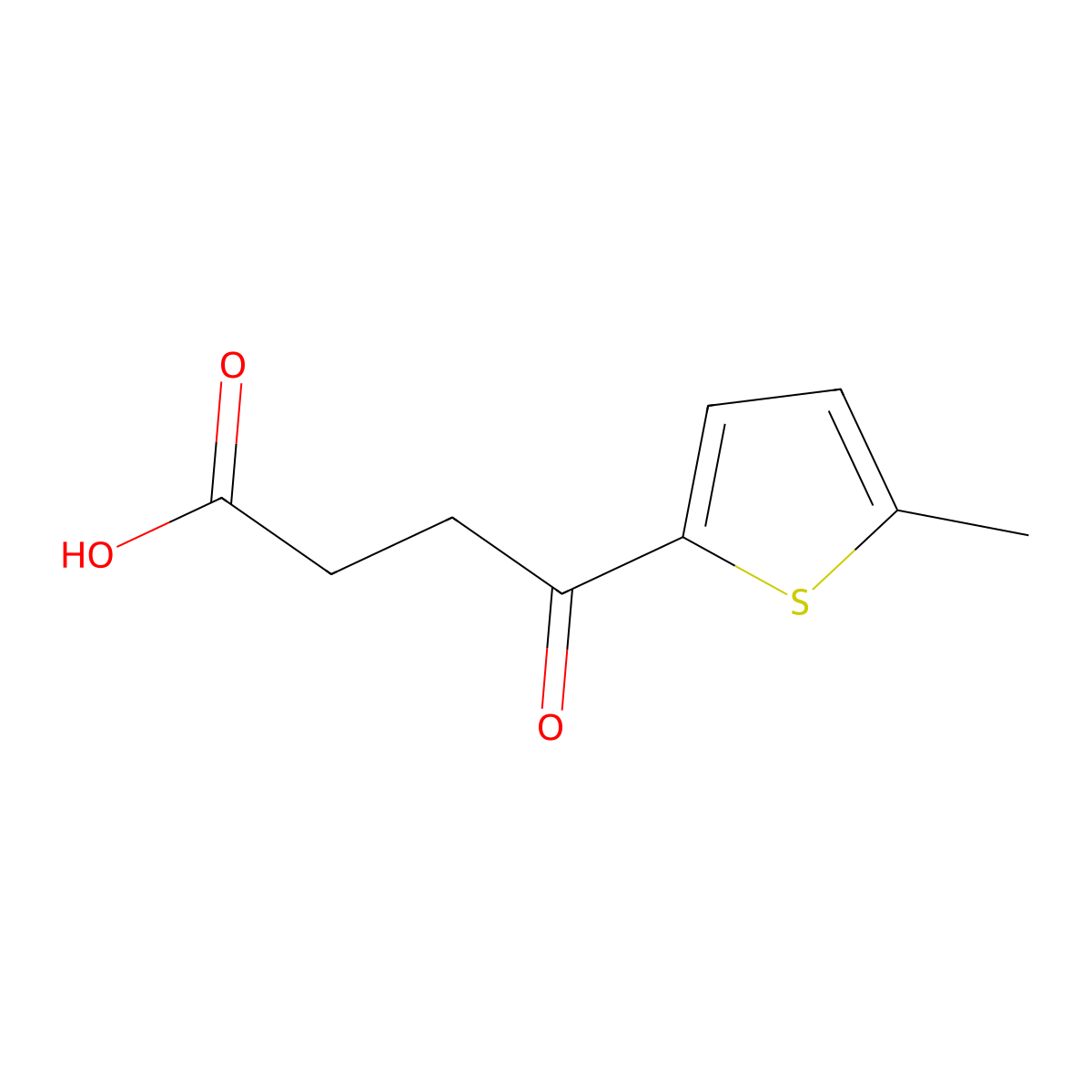 4-(5-Methylthiophen-2-yl)-4-oxobutanoic acid molecular structure, CAS 22988-52-9