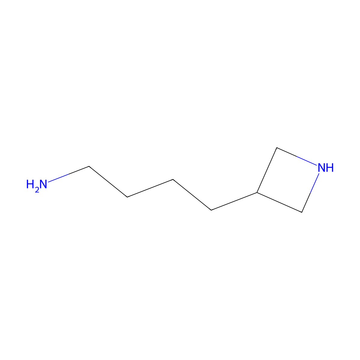 4-(Azetidin-3-yl)butan-1-amine molecular structure, CAS 2298895-94-8