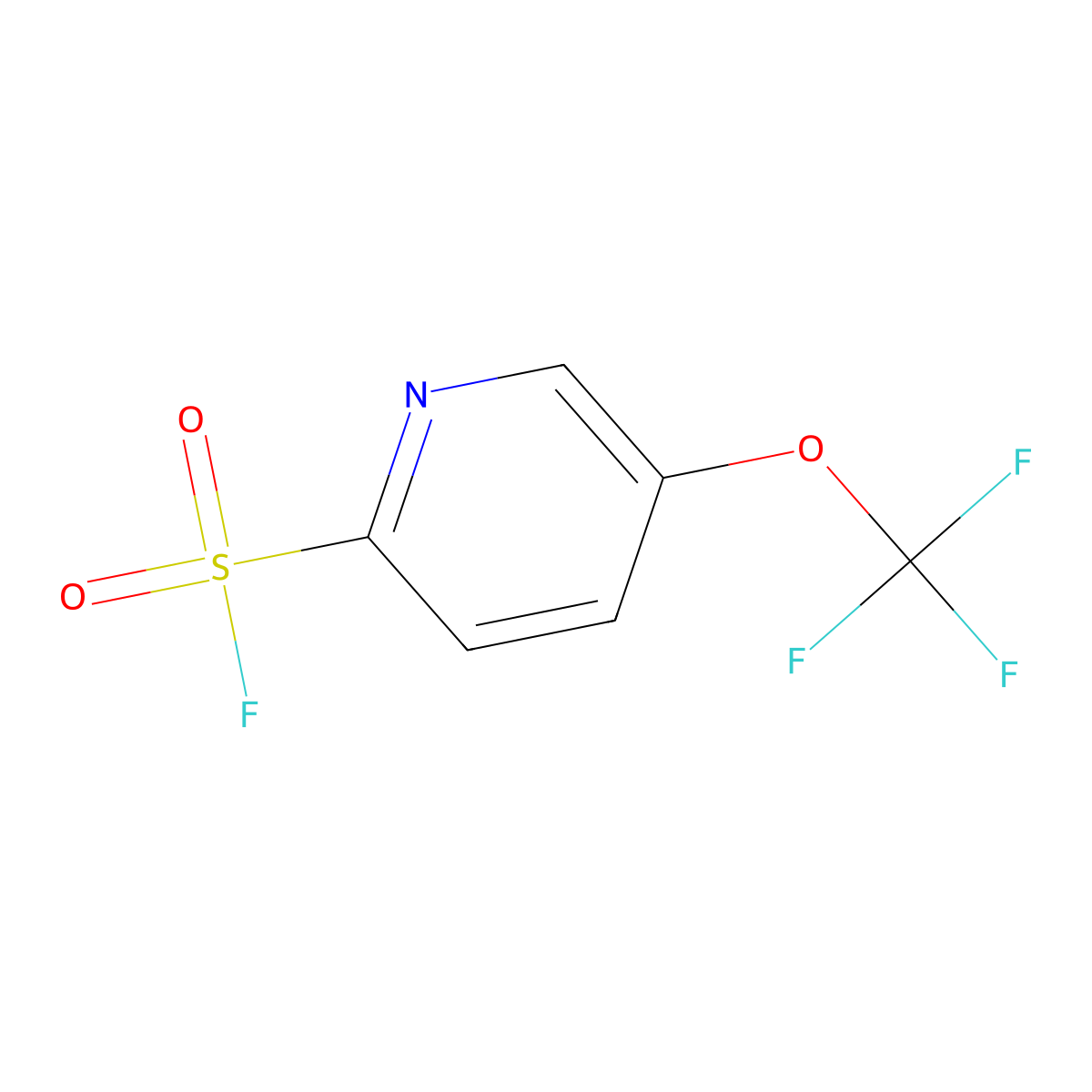 5-(Trifluoromethoxy)pyridine-2-sulfonyl Fluoride molecular structure, CAS 2299020-14-5