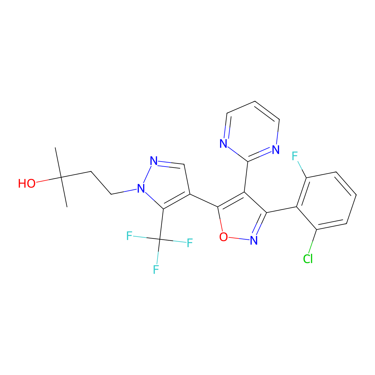 Izumerogant molecular structure, CAS 2299252-72-3