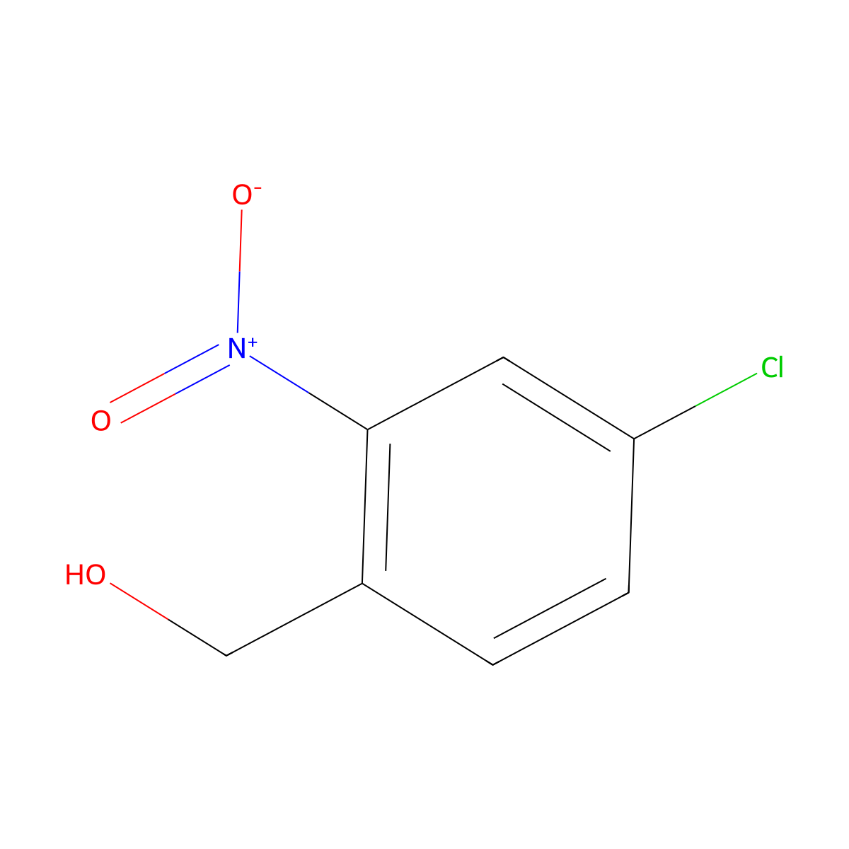 4-Chloro-2-nitrobenzyl alcohol molecular structure, CAS 22996-18-5