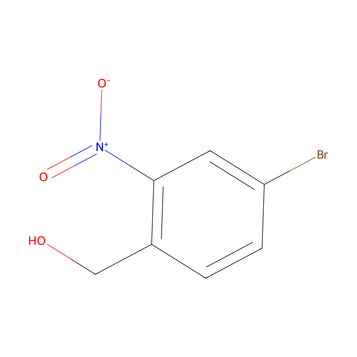 (4-Bromo-2-nitrophenyl)methanol molecular structure, CAS 22996-19-6