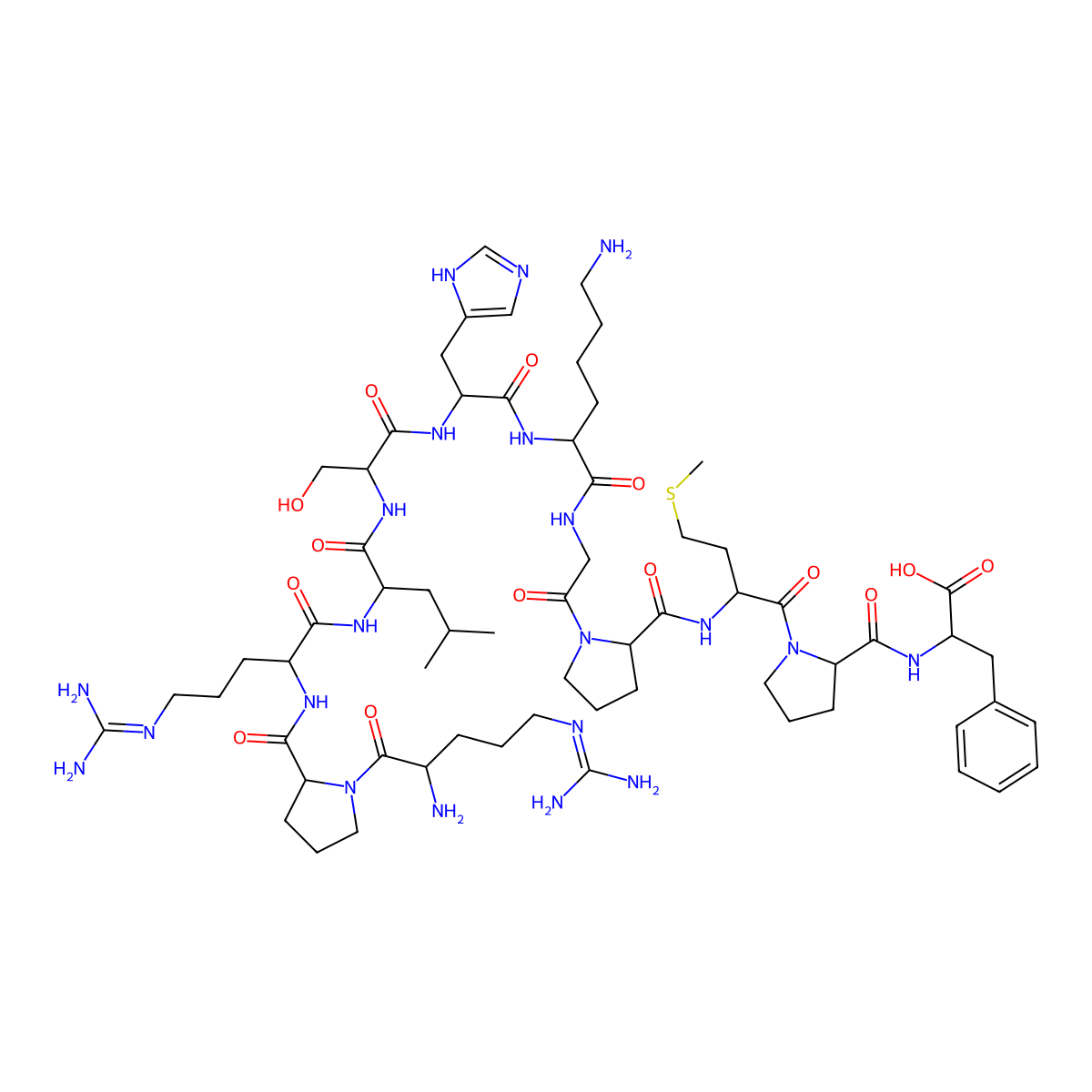 Apelin-12 (human, bovine, mouse, rat) molecular structure, CAS 229961-08-4