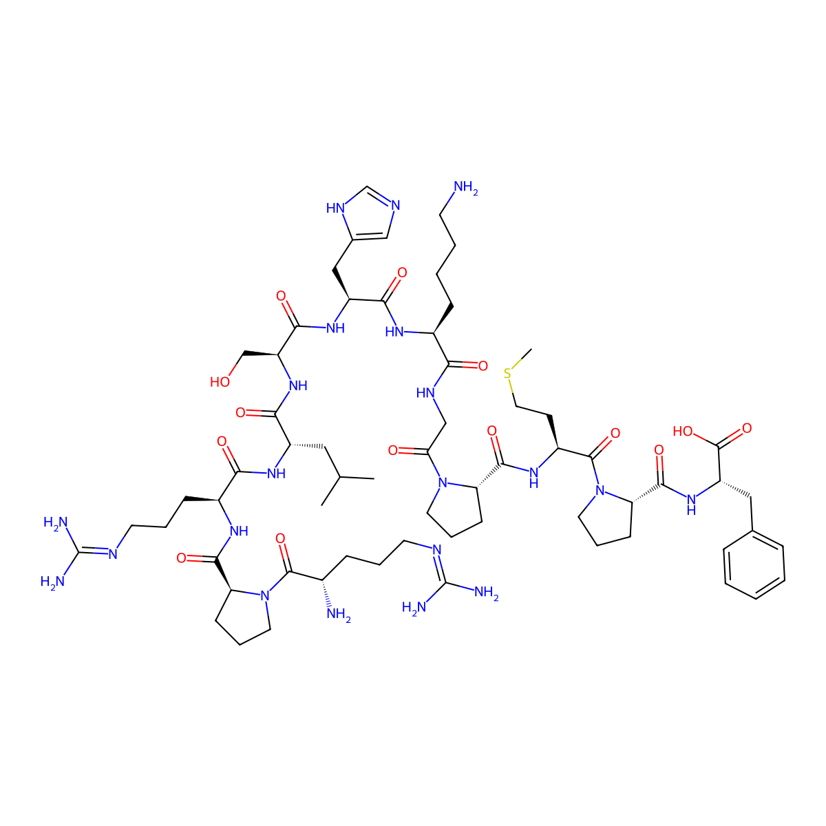 Apelin-12 (human, bovine, mouse, rat) molecular structure, CAS 229961-08-4