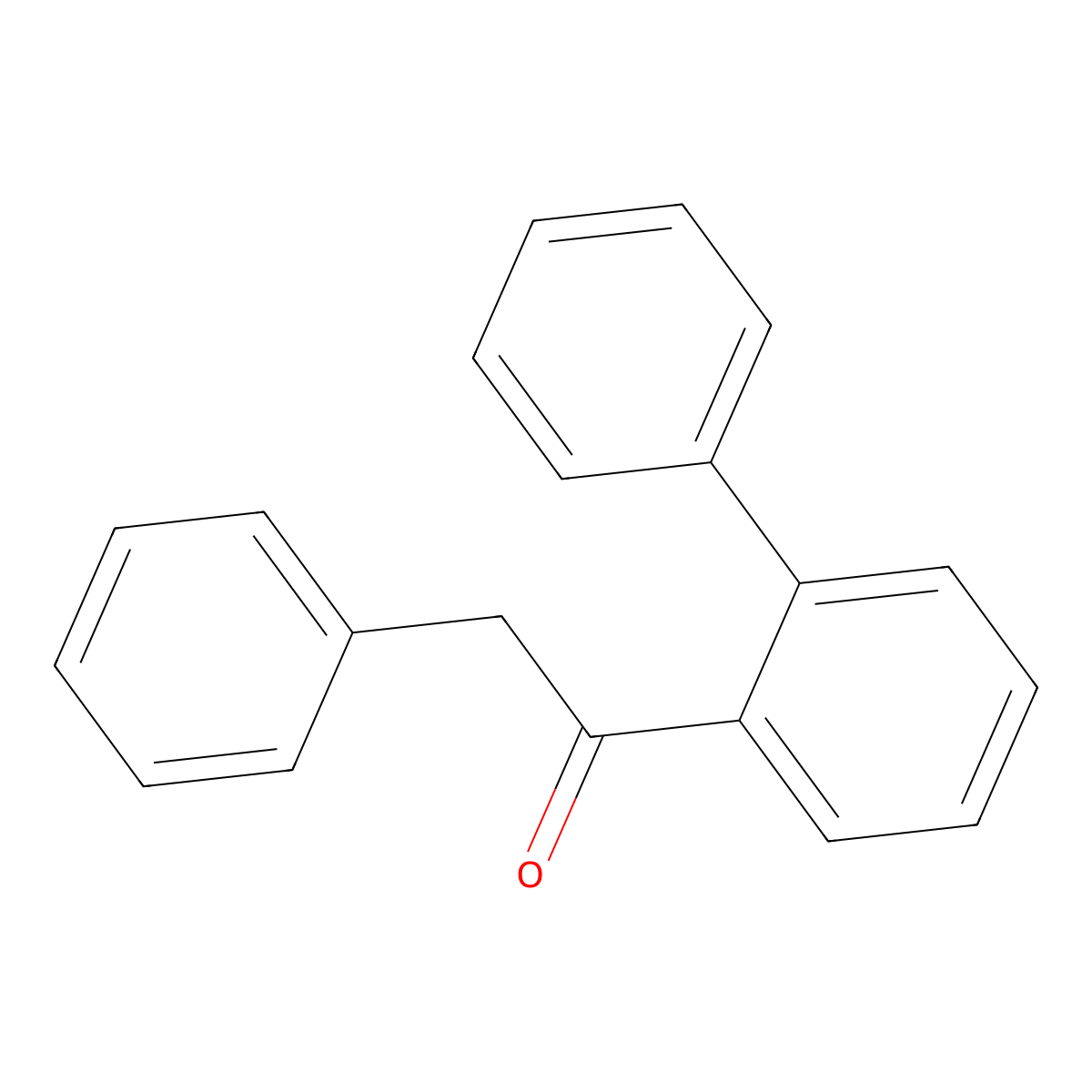 1-([1,1'-Biphenyl]-2-yl)-2-phenylethanone molecular structure, CAS 229970-97-2