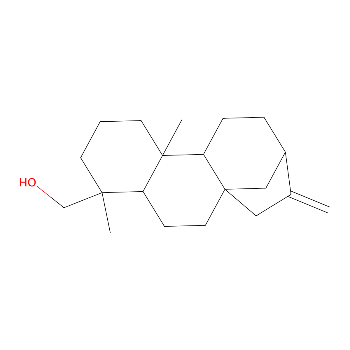Kaurenol molecular structure, CAS 2300-11-0
