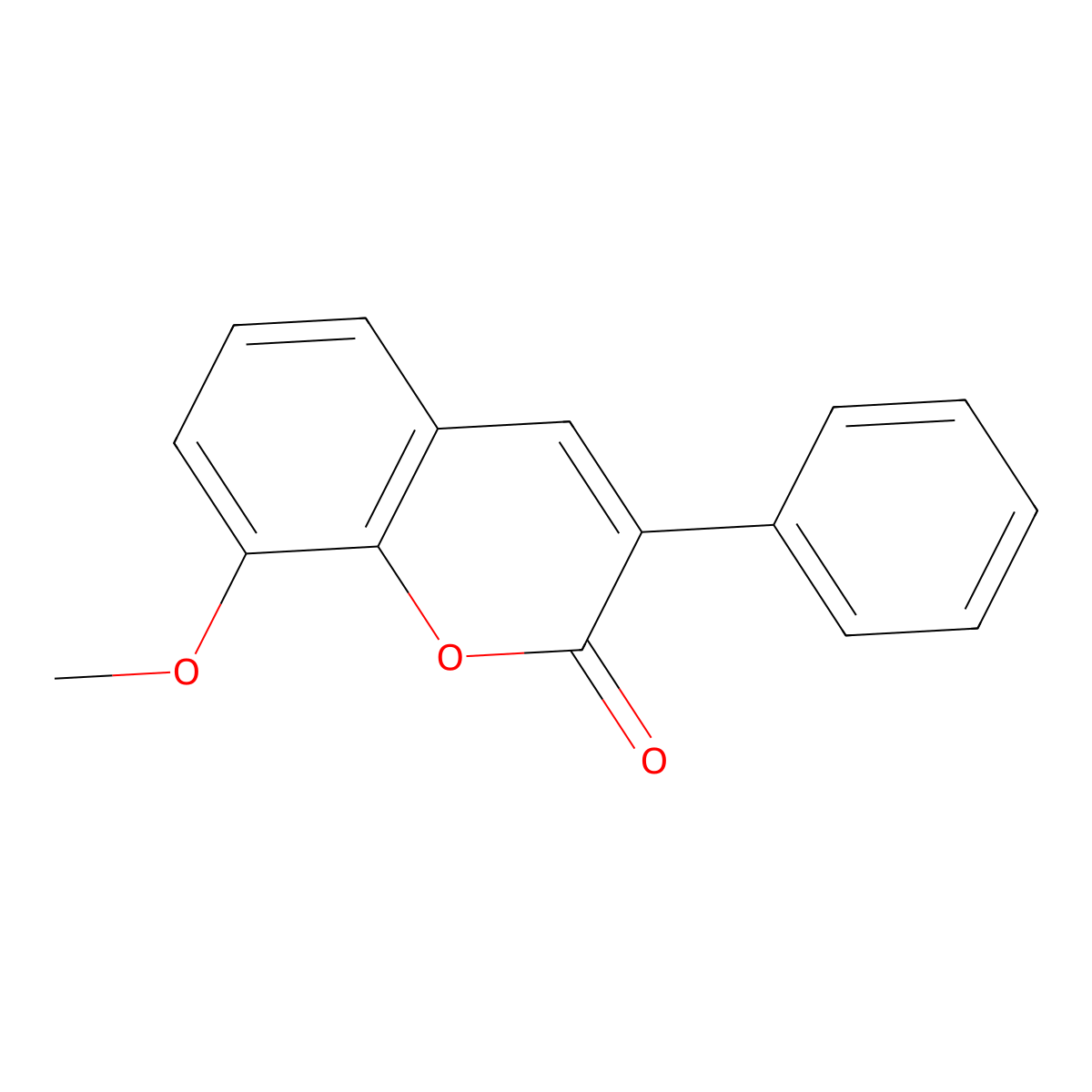 8-methoxy-3-phenyl-2H-chromen-2-one molecular structure, CAS 23000-32-0
