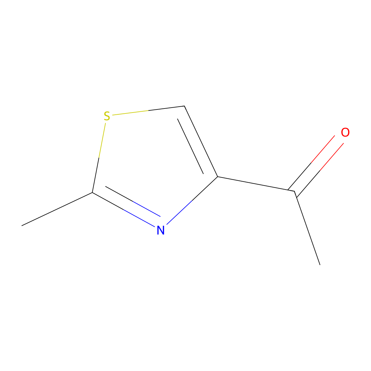 1-(2-Methyl-1,3-thiazol-4-yl)ethan-1-one molecular structure, CAS 23002-78-0