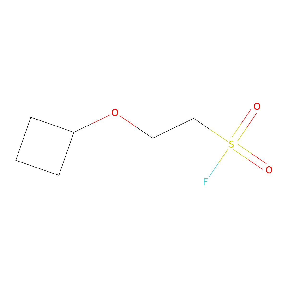 2-Cyclobutoxyethane-1-sulfonyl fluoride molecular structure, CAS 2300925-02-2