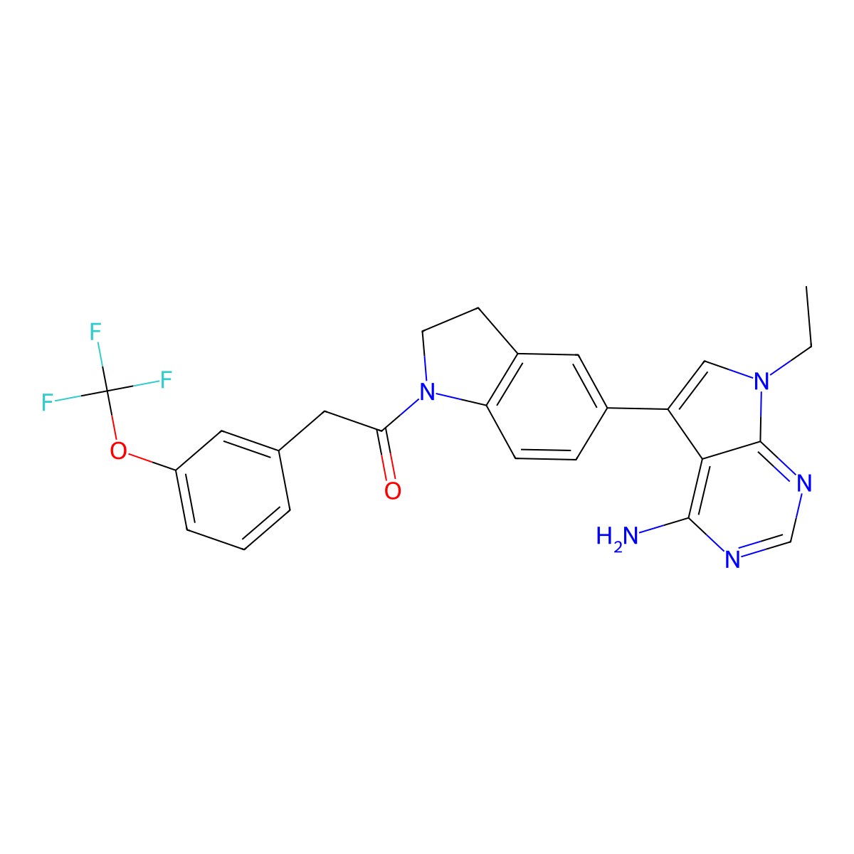 RIPK1 inhibitor 22b molecular structure, CAS 2300982-44-7