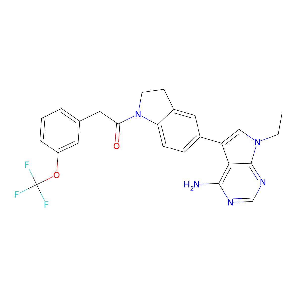 RIPK1 inhibitor 22b molecular structure, CAS 2300982-44-7