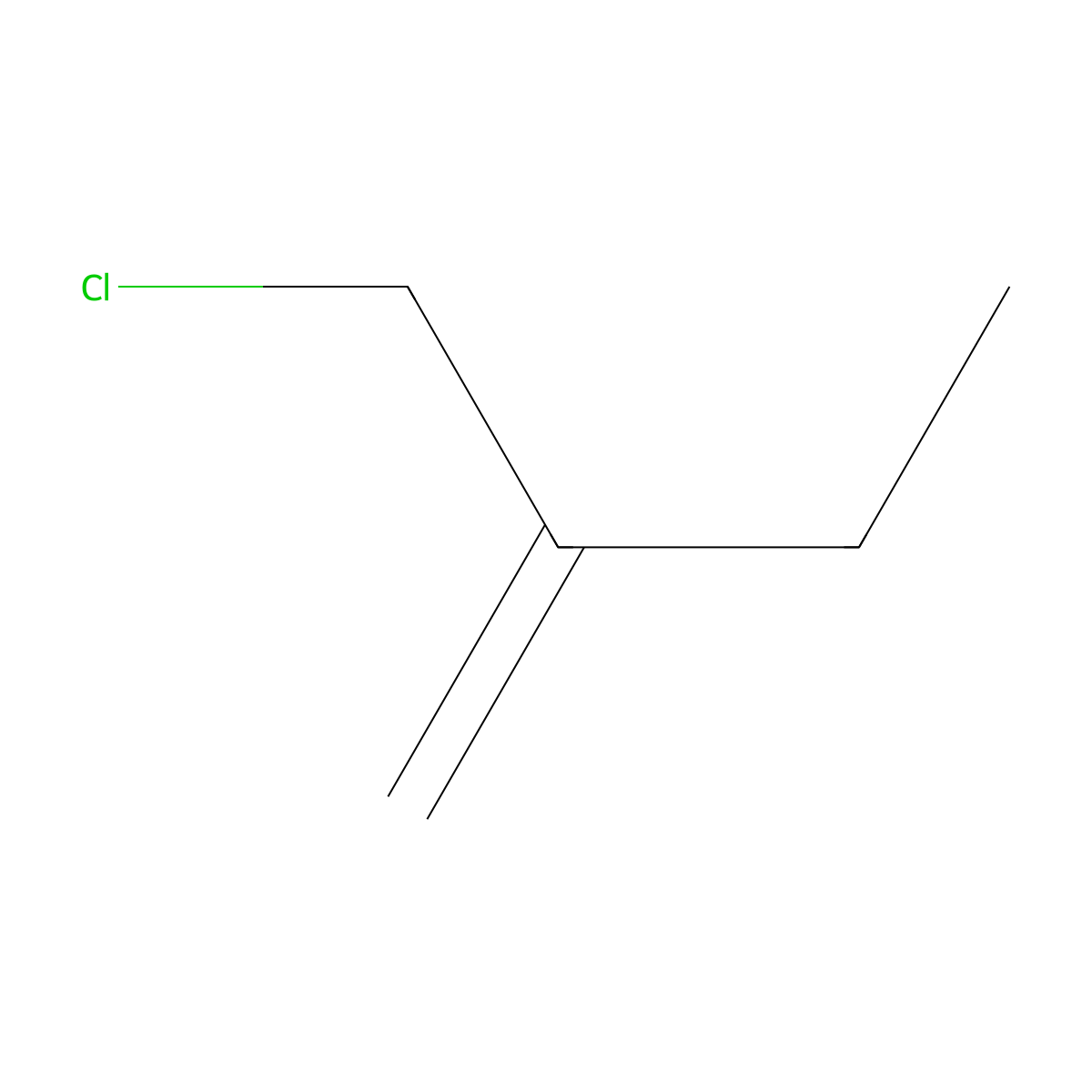 2-(Chloromethyl)-1-butene molecular structure, CAS 23010-02-8