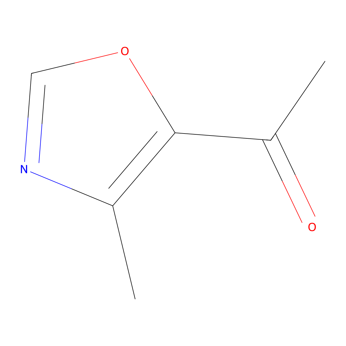 1-(4-Methyloxazol-5-yl)ethanone molecular structure, CAS 23012-19-3