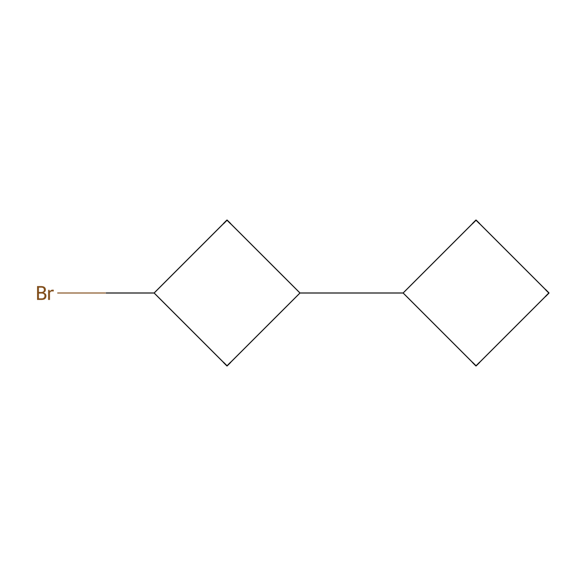 1-Bromo-3-cyclobutylcyclobutane molecular structure, CAS 2301552-53-2