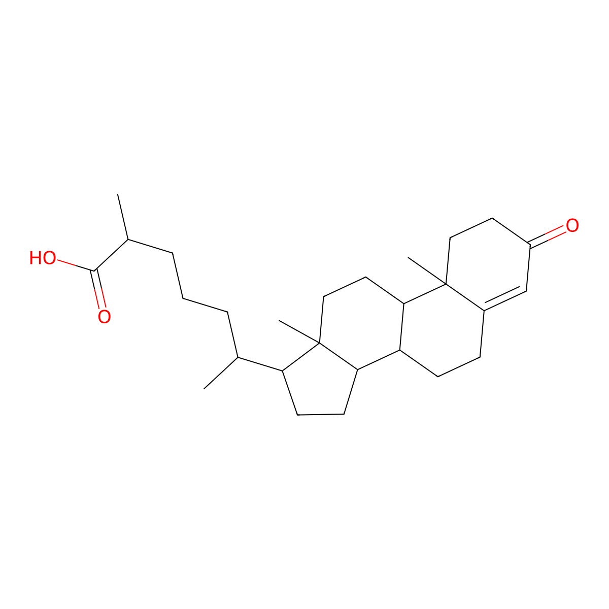 Delta(4)-dafachronic acid molecular structure, CAS 23017-97-2