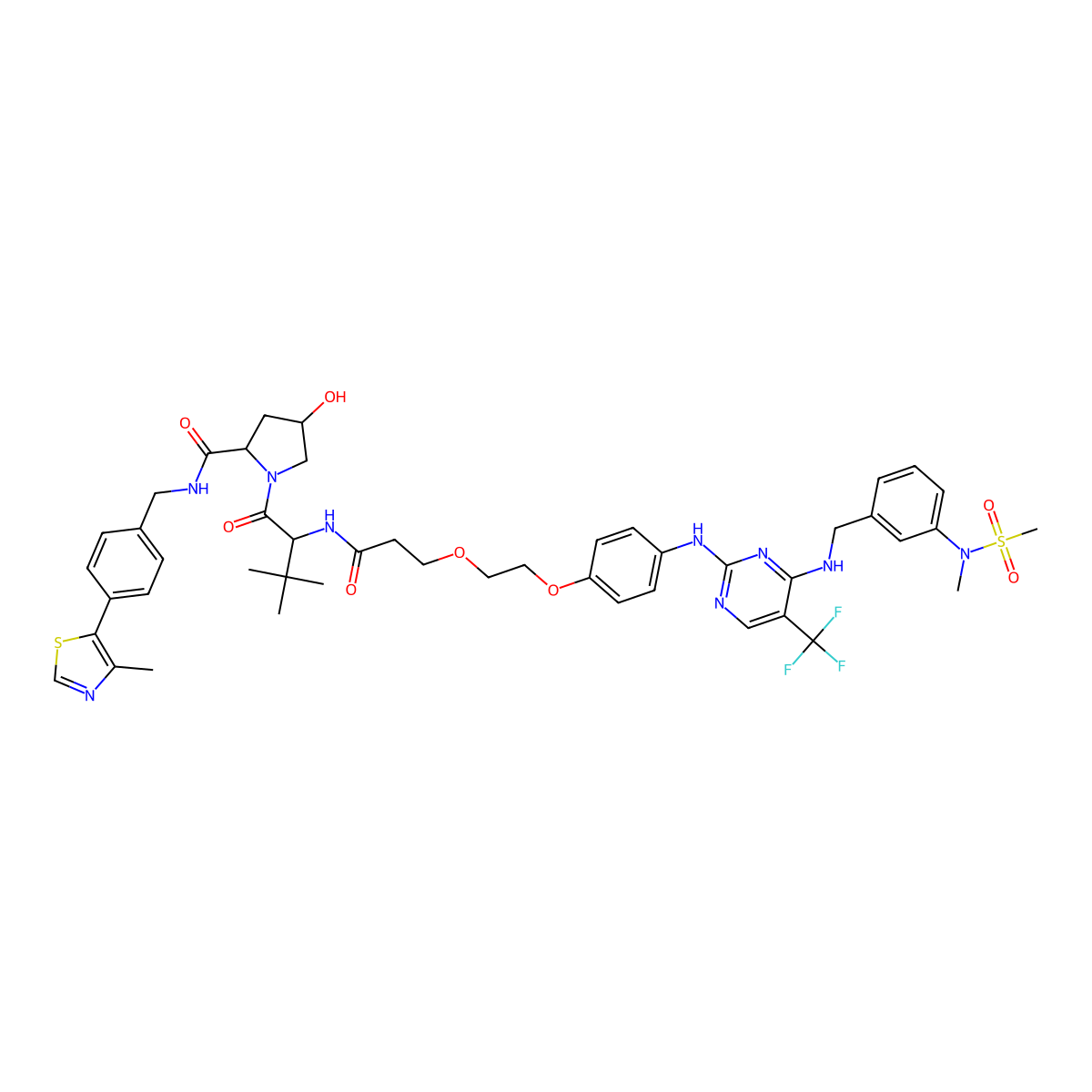 PROTAC FAK degrader 1 molecular structure, CAS 2301916-69-6