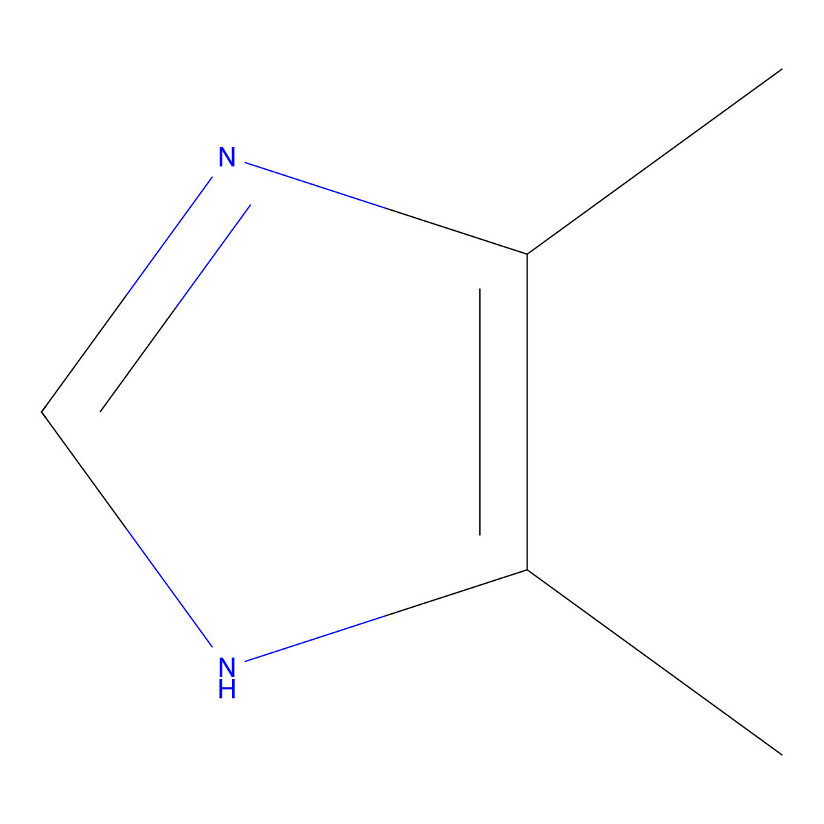 4,5-Dimethyl-1H-imidazole molecular structure, CAS 2302-39-8