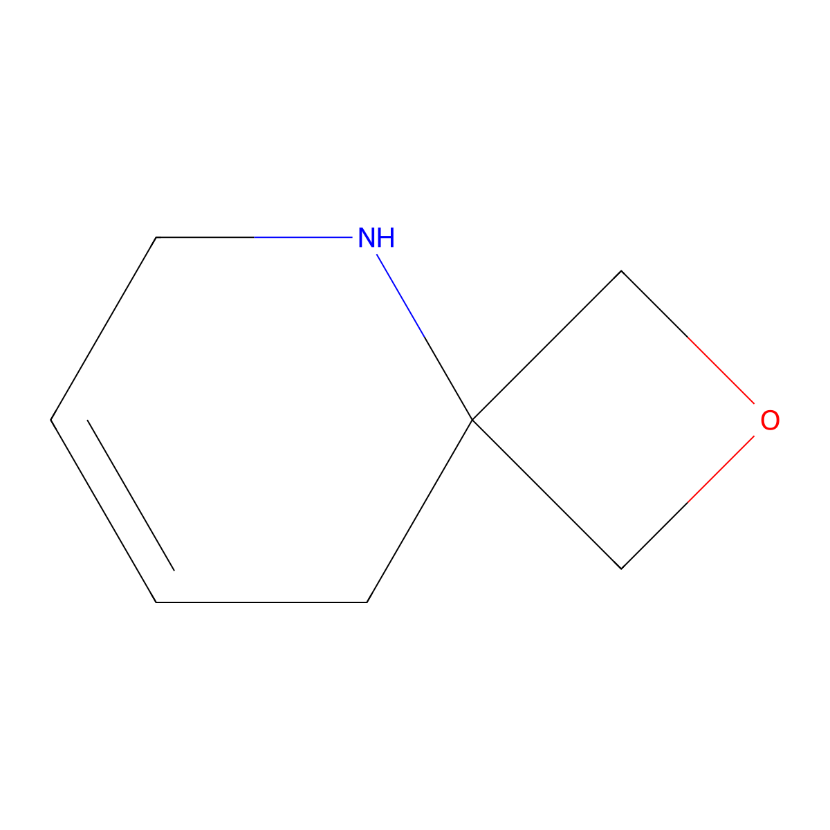 2-Oxa-5-azaspiro[3.5]non-7-ene molecular structure, CAS 2302050-70-8