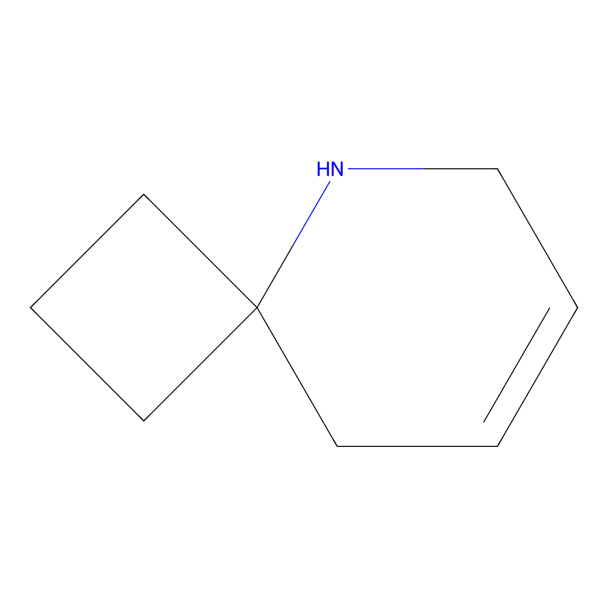 5-Azaspiro[3.5]non-7-ene molecular structure, CAS 2302338-60-7