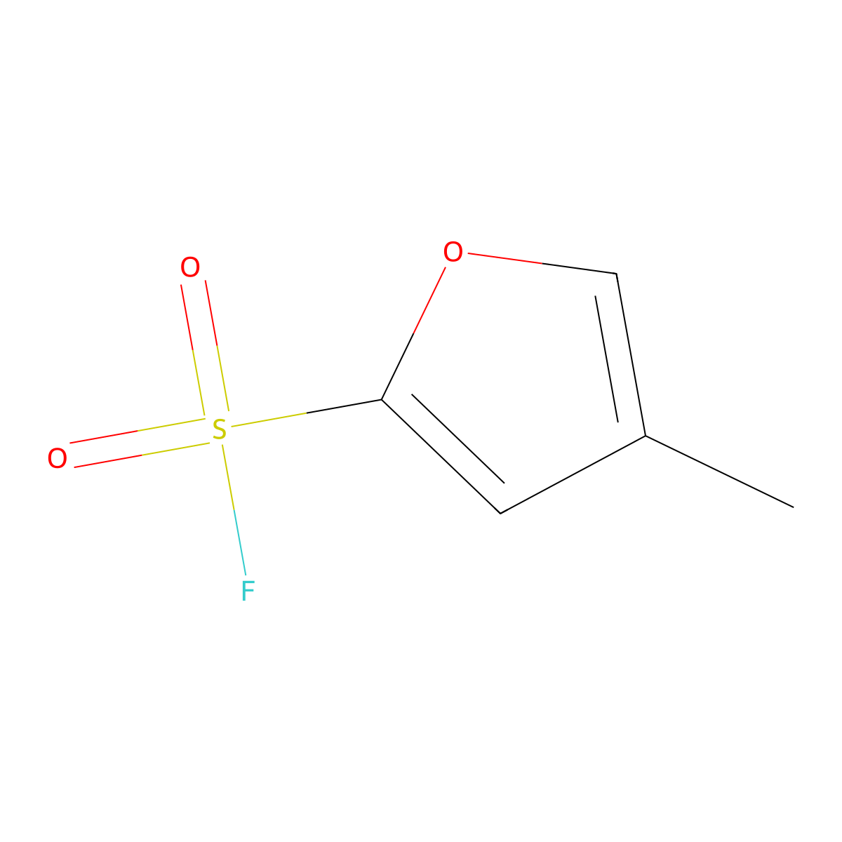 4-Methylfuran-2-sulfonyl fluoride molecular structure, CAS 2302511-84-6