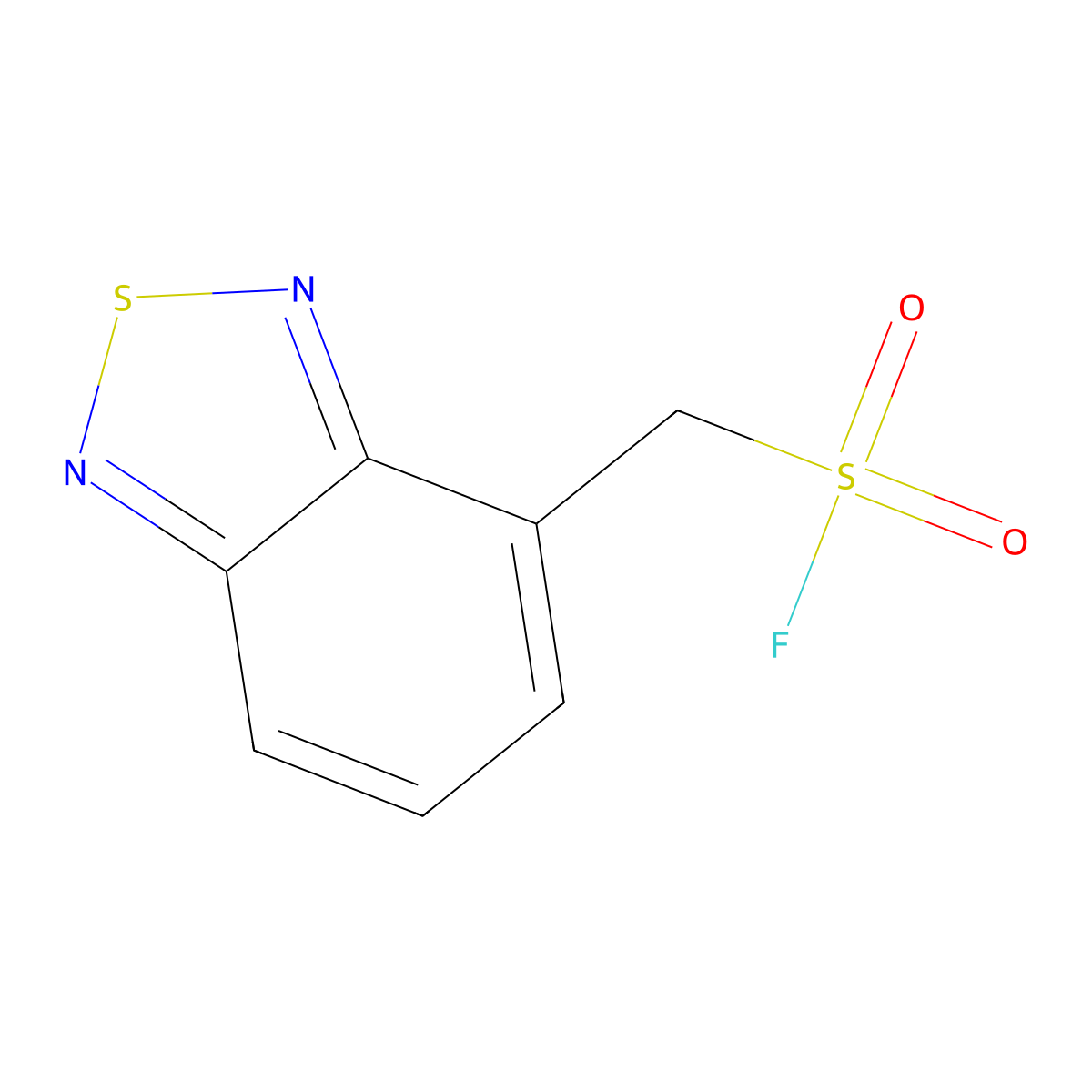 (2,1,3-Benzothiadiazol-4-yl)methanesulfonyl fluoride molecular structure, CAS 2302635-01-2