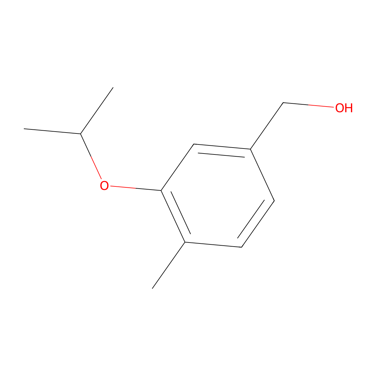 (3-Isopropoxy-4-methylphenyl)methanol molecular structure, CAS 2302800-01-5
