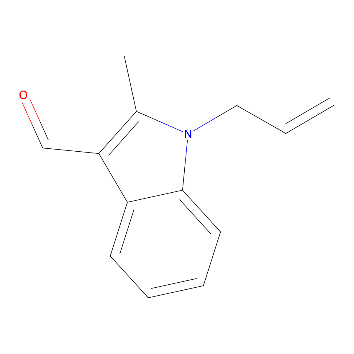 1-Allyl-2-methyl-1H-indole-3-carbaldehyde molecular structure, CAS 230283-19-9
