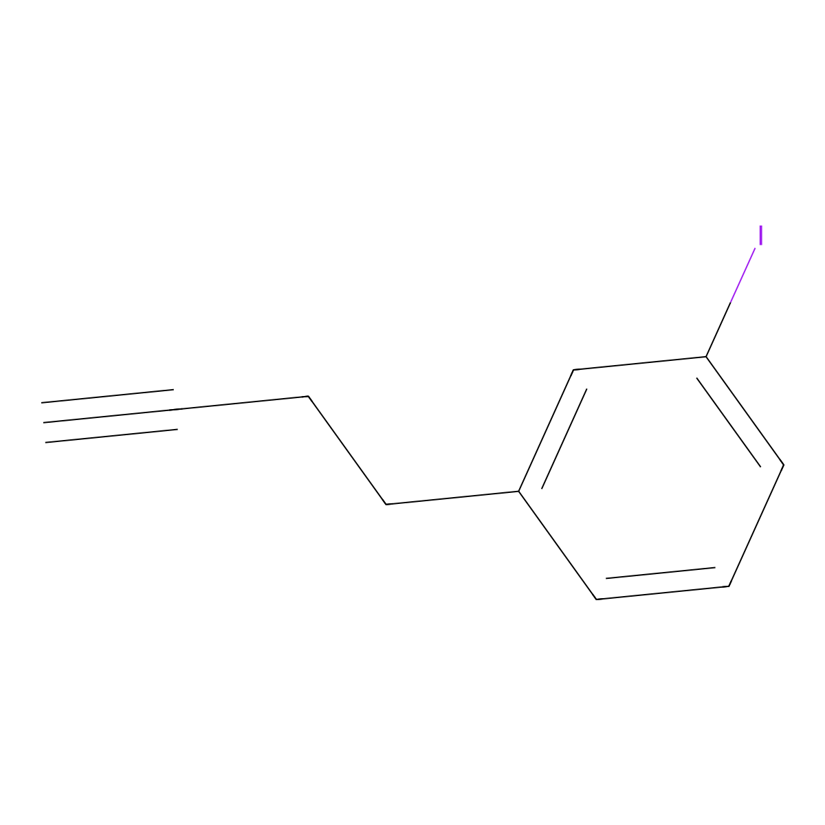 1-But-3-ynyl-3-iodobenzene molecular structure, CAS 230293-82-0