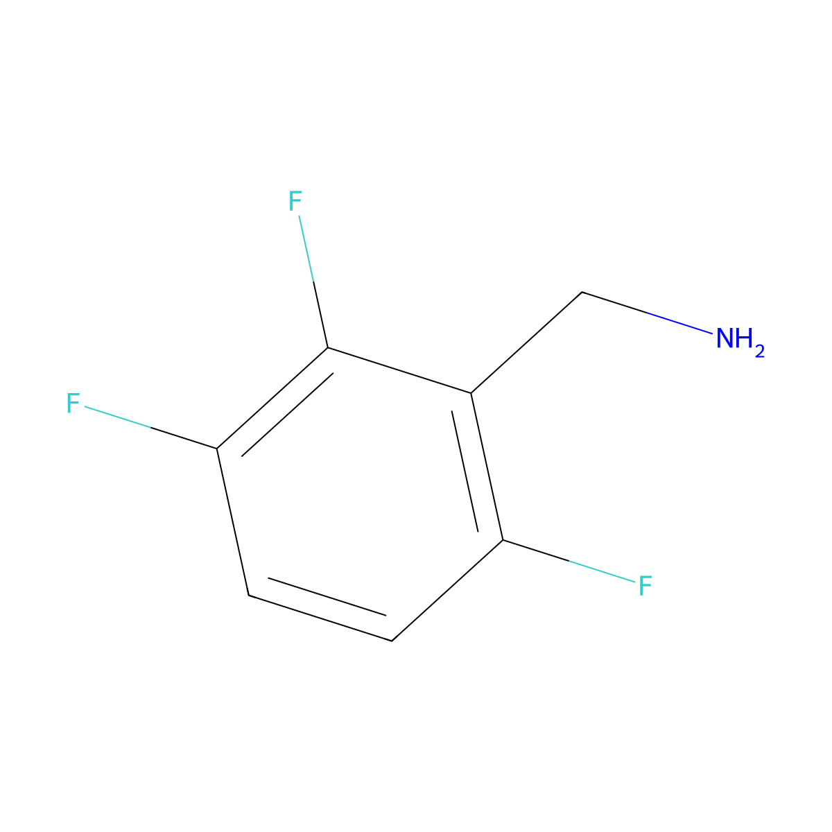 2,3,6-Trifluorobenzylamine molecular structure, CAS 230295-09-7