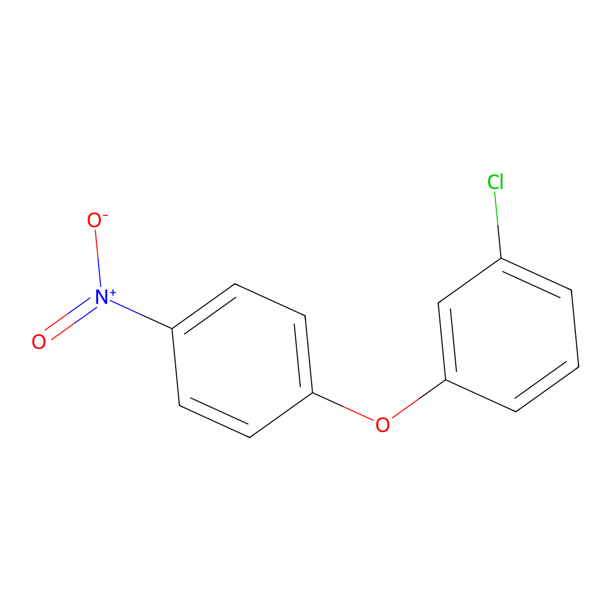 1-Chloro-3-(4-nitrophenoxy)benzene molecular structure, CAS 2303-23-3