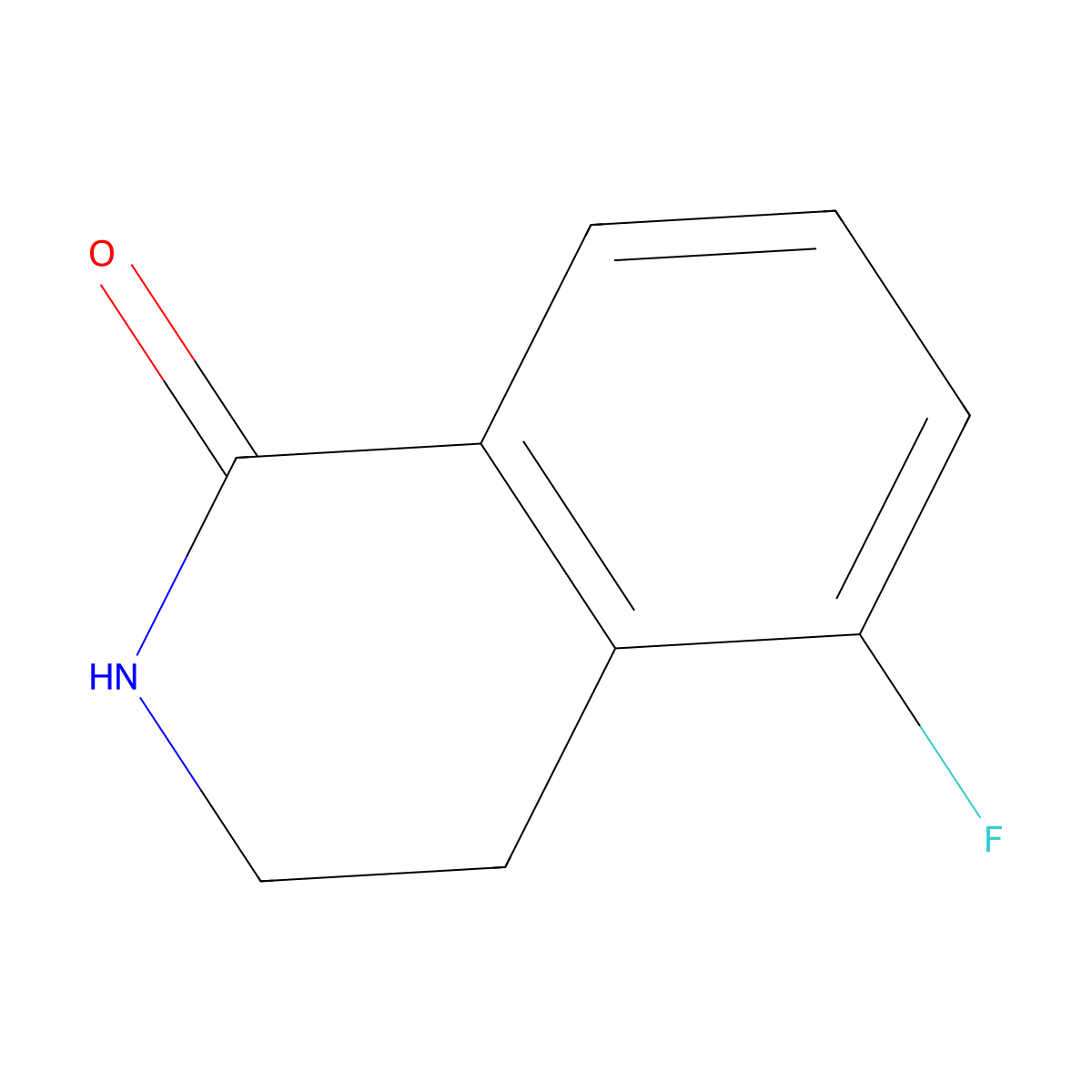5-Fluoro-3,4-dihydroisoquinolin-1(2H)-one molecular structure, CAS 230301-83-4