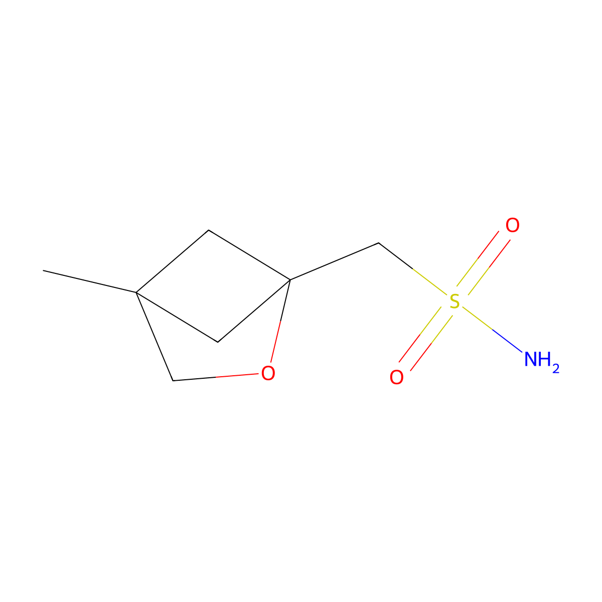 {4-Methyl-2-oxabicyclo[2.1.1]hexan-1-yl}methanesulfonamide molecular structure, CAS 2303138-47-6