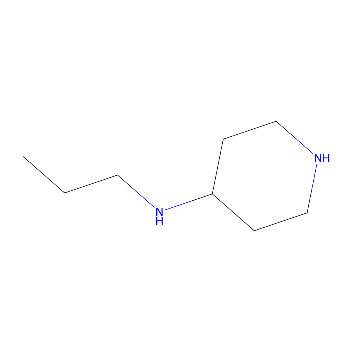N-propylpiperidin-4-amine molecular structure, CAS 230315-76-1