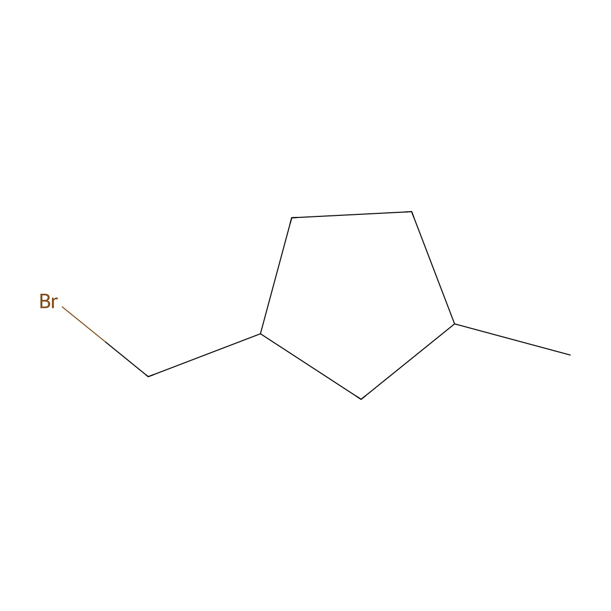 1-(Bromomethyl)-3-methylcyclopentane molecular structure, CAS 23034-27-7