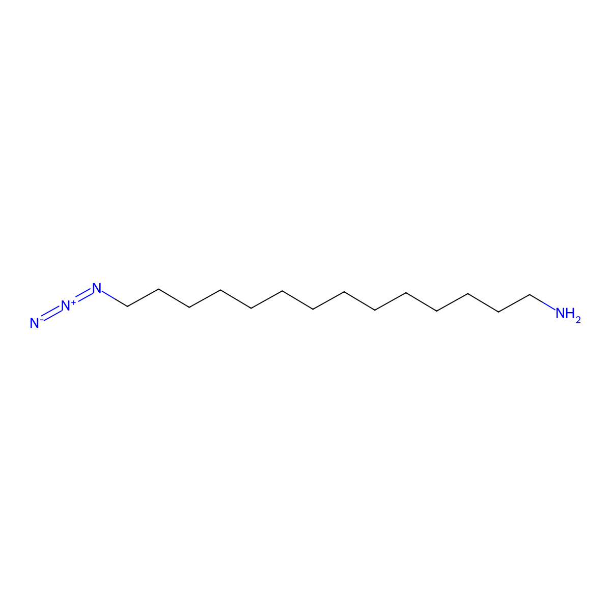 14-Azidotetradecan-1-amine molecular structure, CAS 2303565-60-6
