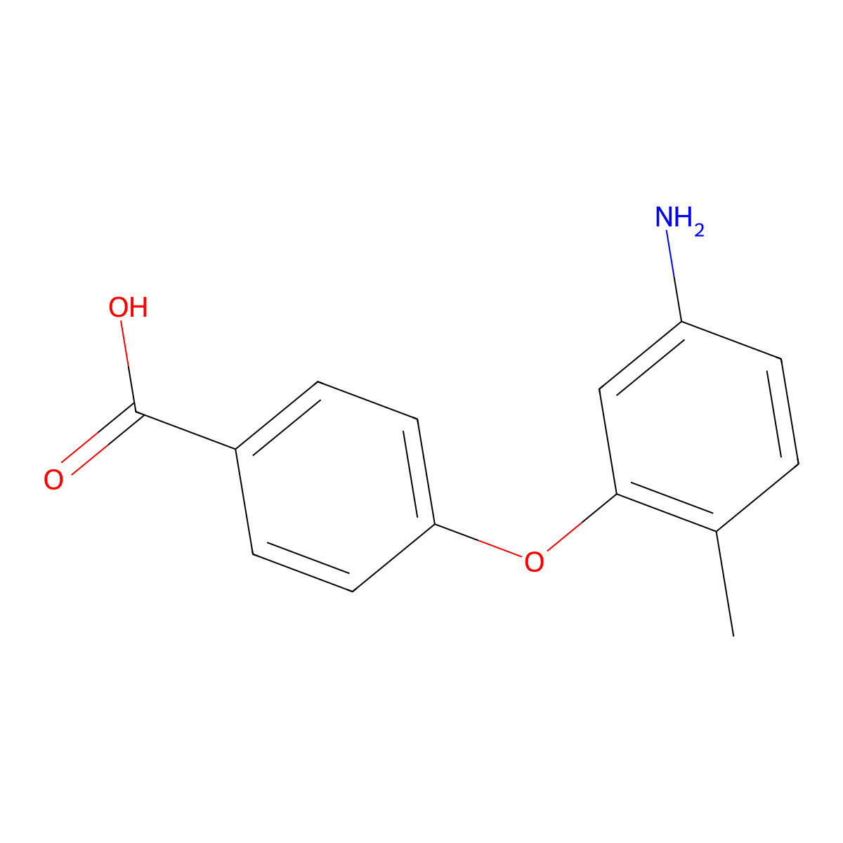 4-(5-Amino-2-methylphenoxy)benzoic acid molecular structure, CAS 2303565-76-4