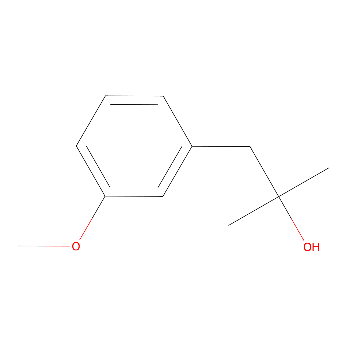 1-(3-Methoxyphenyl)-2-methylpropan-2-ol molecular structure, CAS 23037-39-0