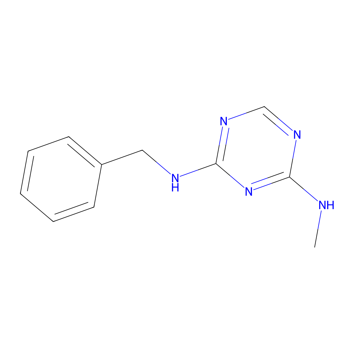 N2-benzyl-N4-methyl-1,3,5-triazine-2,4-diamine molecular structure, CAS 2303785-03-5