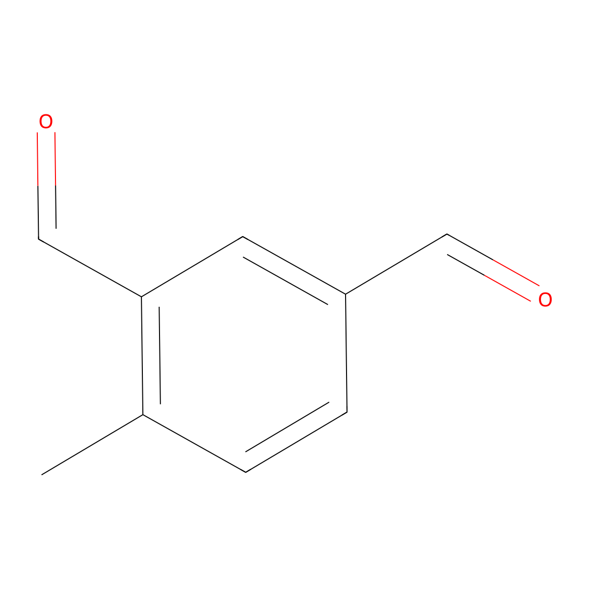 4-Methylbenzene-1,3-dicarbaldehyde molecular structure, CAS 23038-58-6